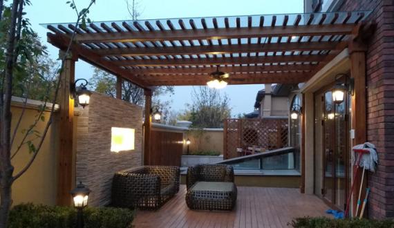 联排别墅花园建造