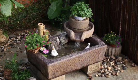 花园小品-水景观