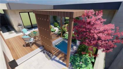 现代别致庭院景观